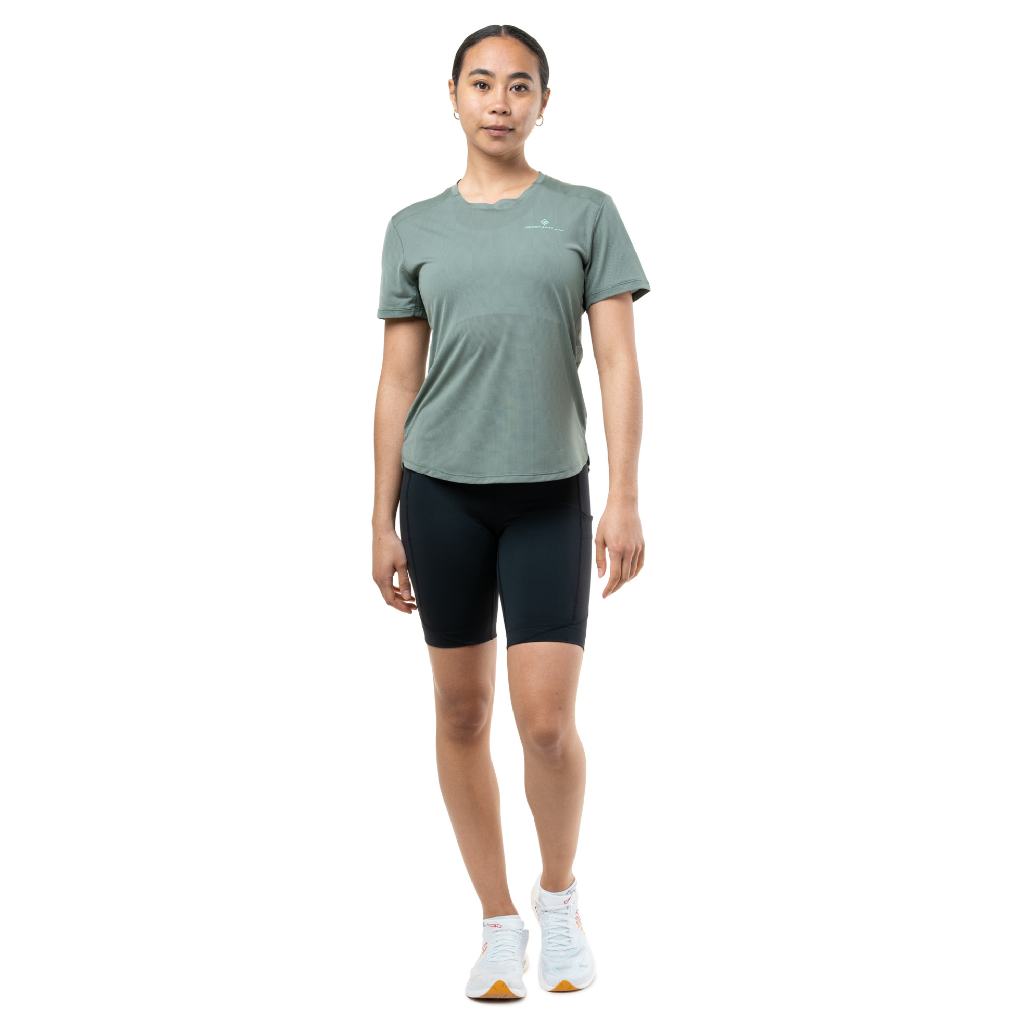 Ronhill Women's Tech Stretch Shorts (All Black)(9in)