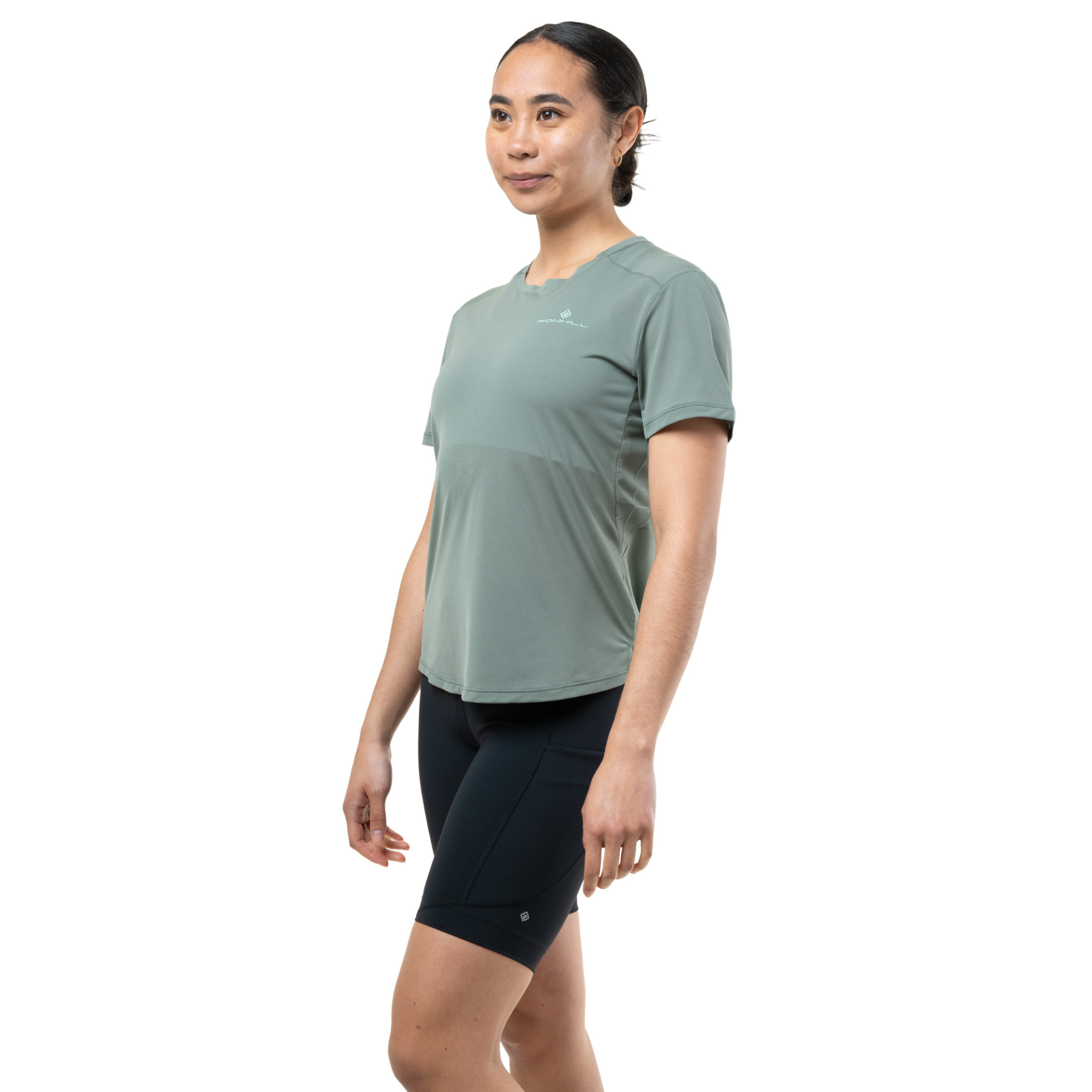 Ronhill Women's Tech Stretch Shorts (All Black)(9in)