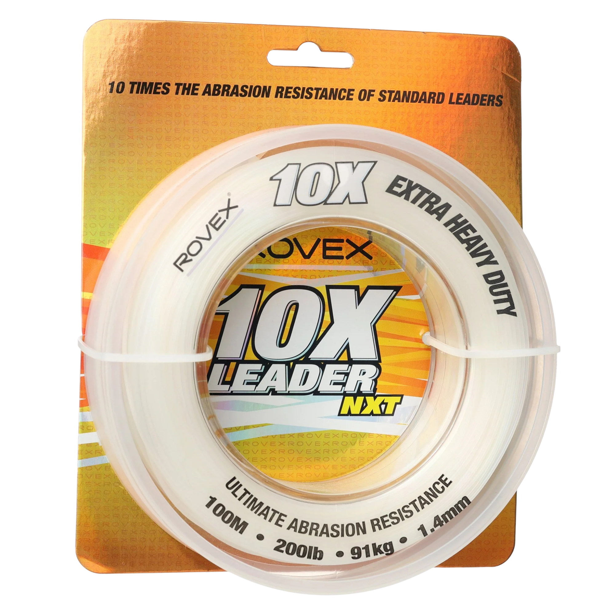 Rovex 10X Monofilament Leader Line (100m/200lb/Clear)