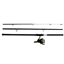 Load image into Gallery viewer, Rovex 12ft/3.7m Extreme Surf 3 Section Beachcaster Rod + Reel + Line Combo (4-6oz)
