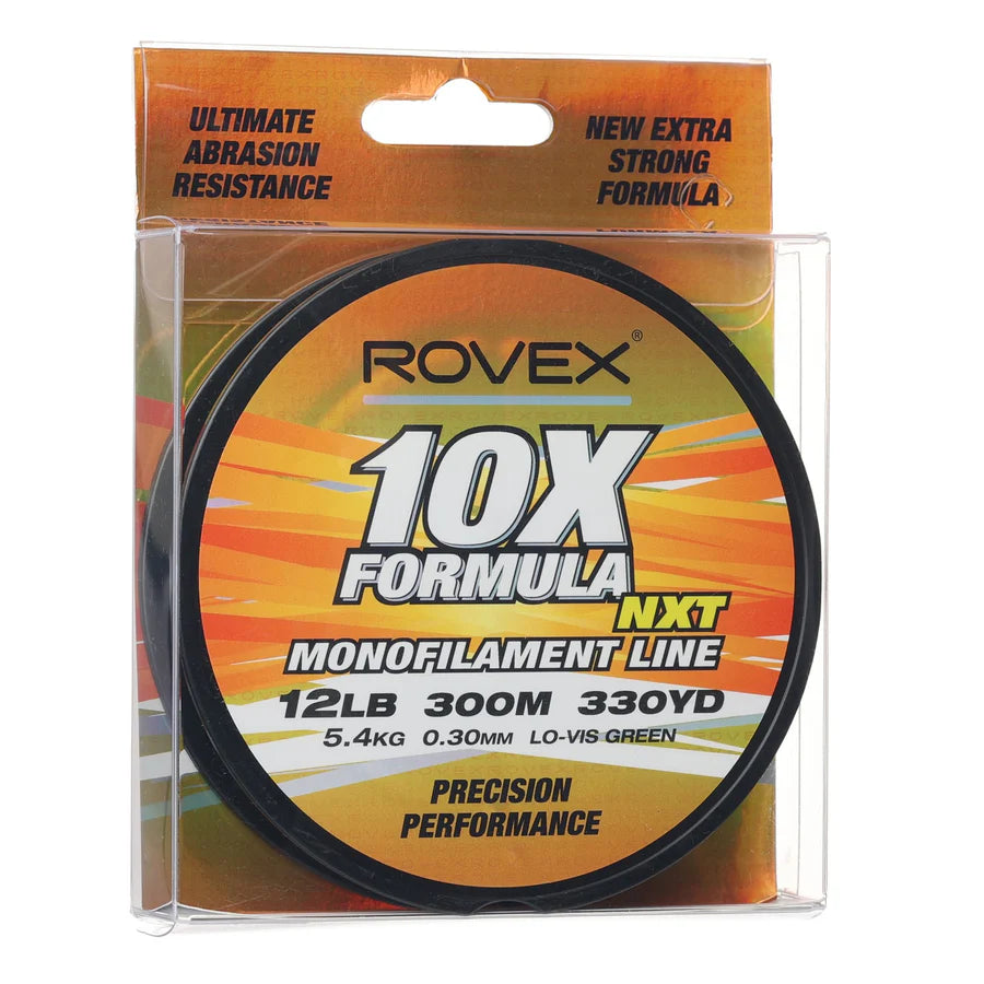 Rovex 10X Formula Monofilament Line (300m/12lbs/0.30mm)(Green)