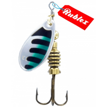 Load image into Gallery viewer, Rublex Celta Spinner (Size 2/3.5g/45mm)(2 Pack)(Silver/Green)