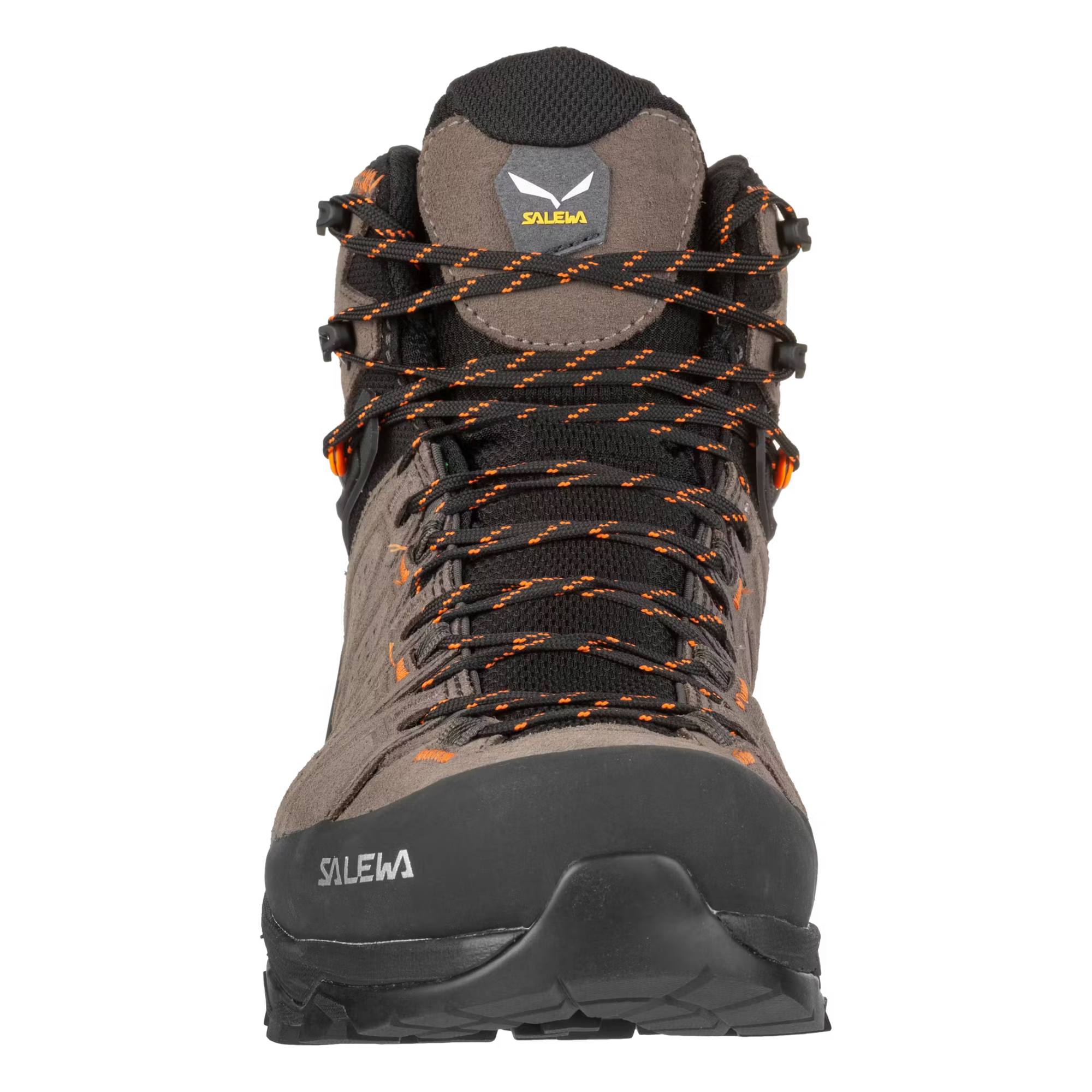 Salewa Men's Alp Trainer 2 Gore-Tex Mid Trail Boots (Wallnut/Fluo Orange)