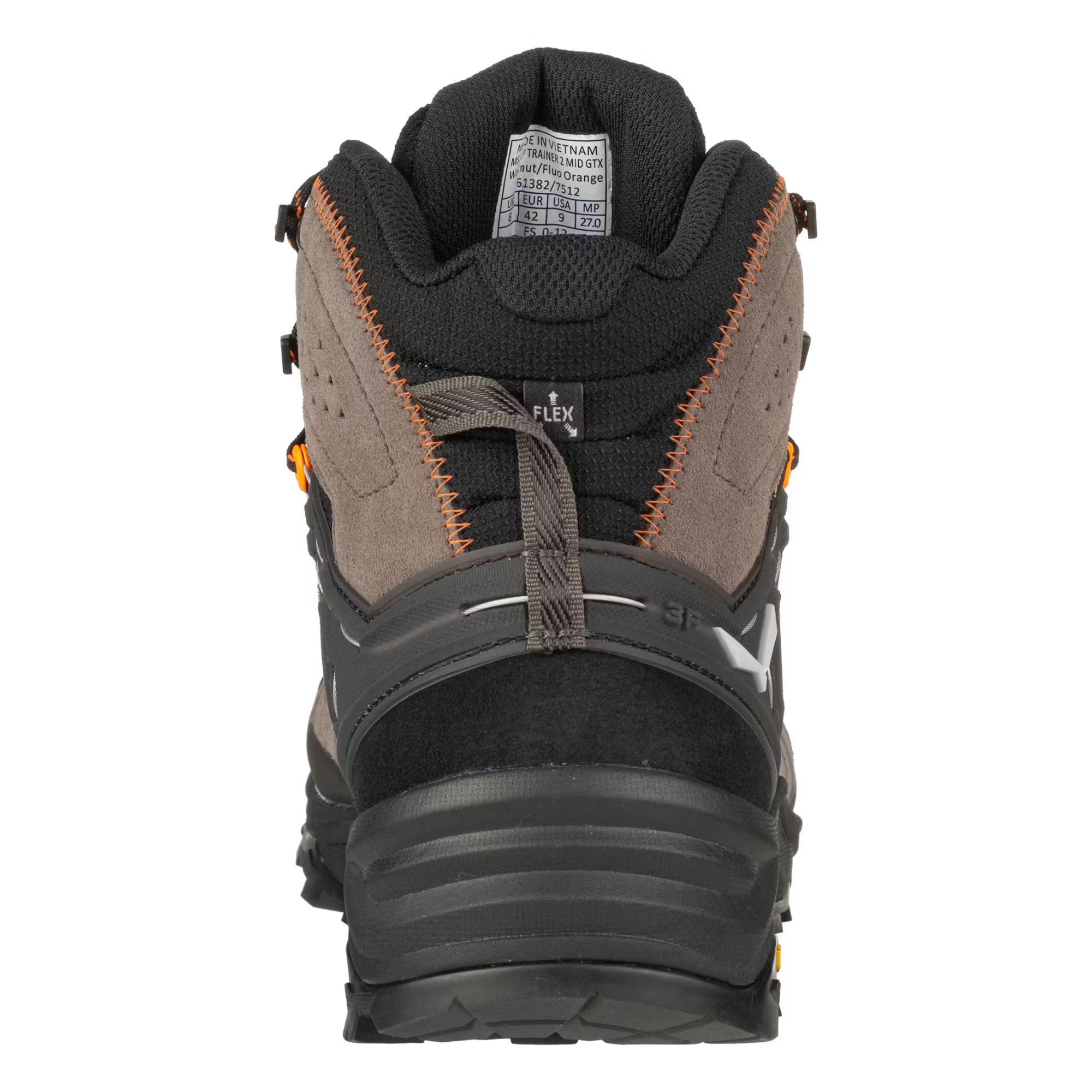 Salewa Men's Alp Trainer 2 Gore-Tex Mid Trail Boots (Wallnut/Fluo Orange)