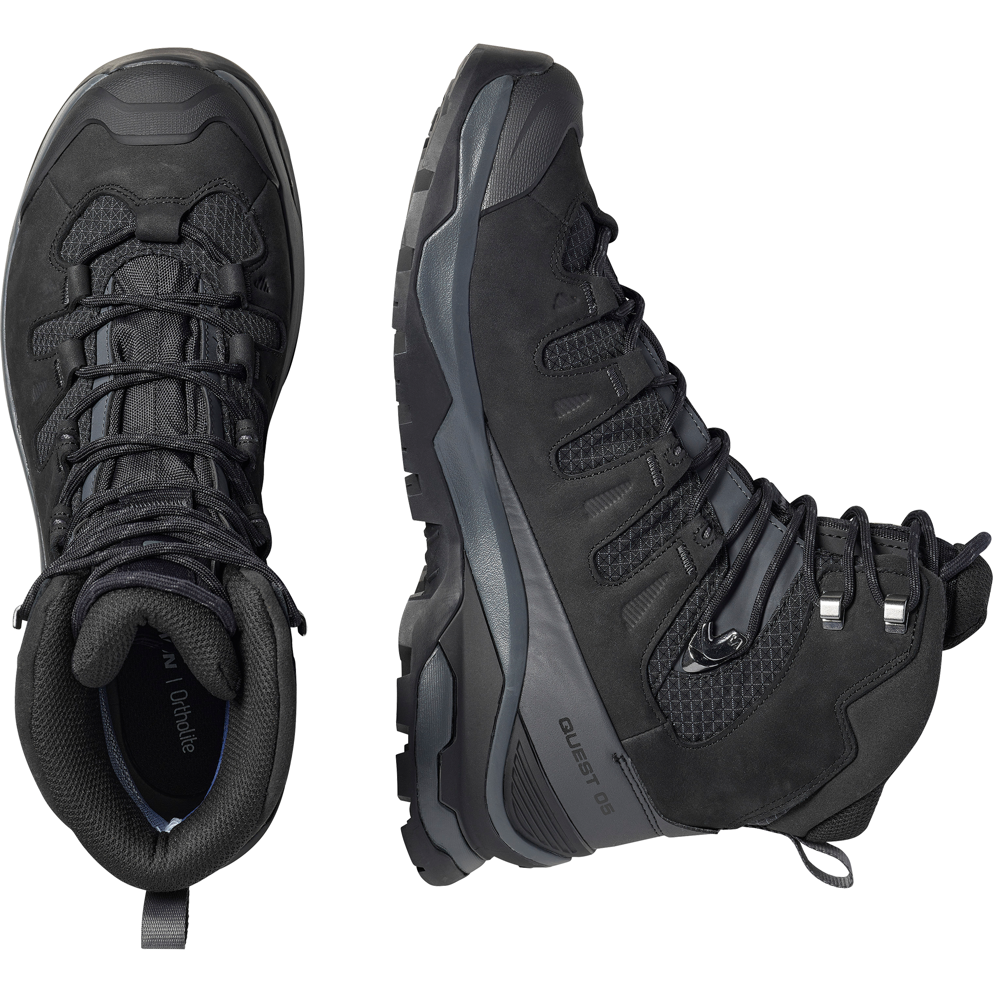 Salomon Men's Quest 5 Gore-Tex Hillwalking Boots (Asphalt/Black)