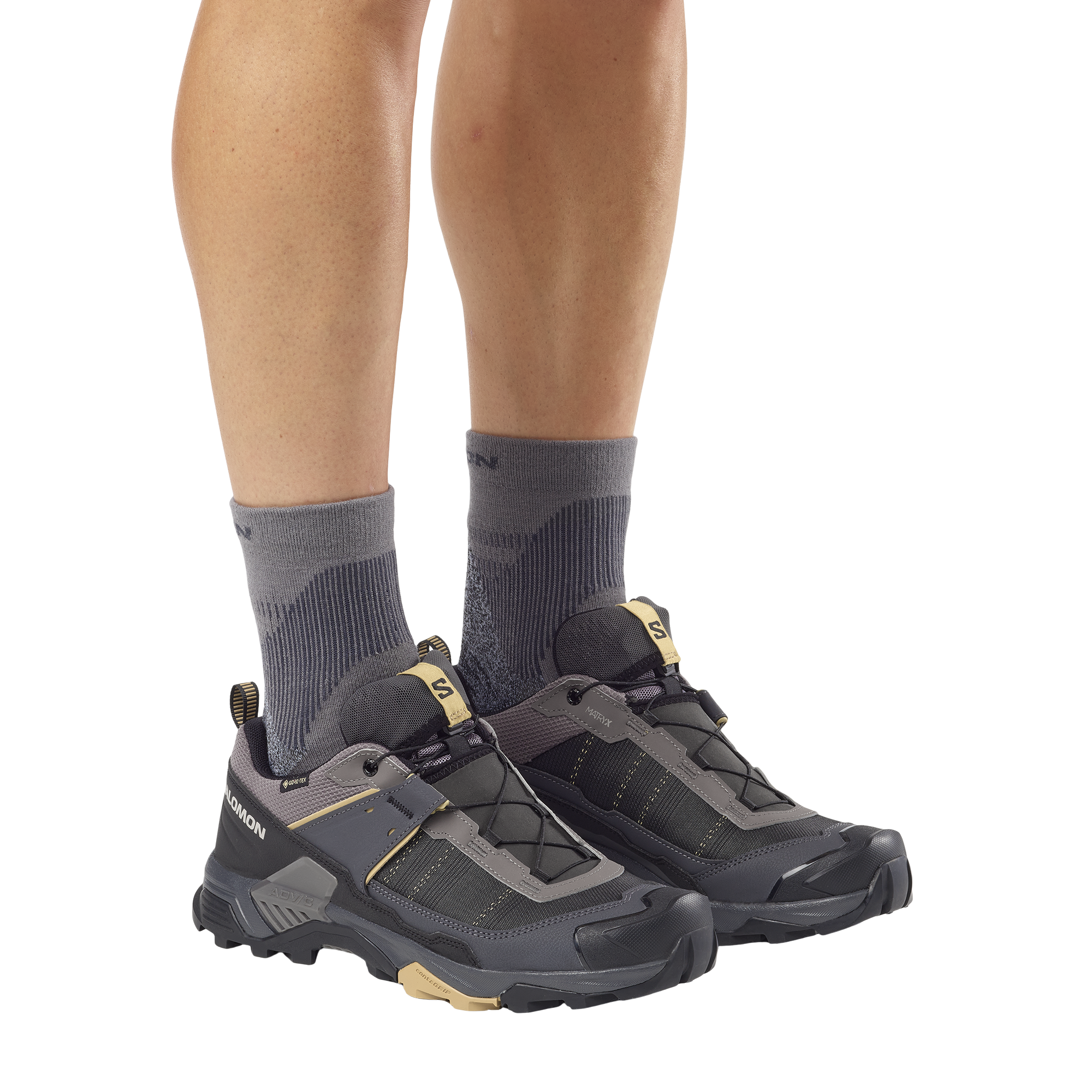 Salomon Men's X Ultra 5 Gore-Tex Trail Shoes (Dark Gull Gray/Asphalt)