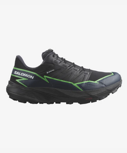 Salomon Men's Thundercross Gore-Tex Trail Running Shoes (Black/Green Gecko)