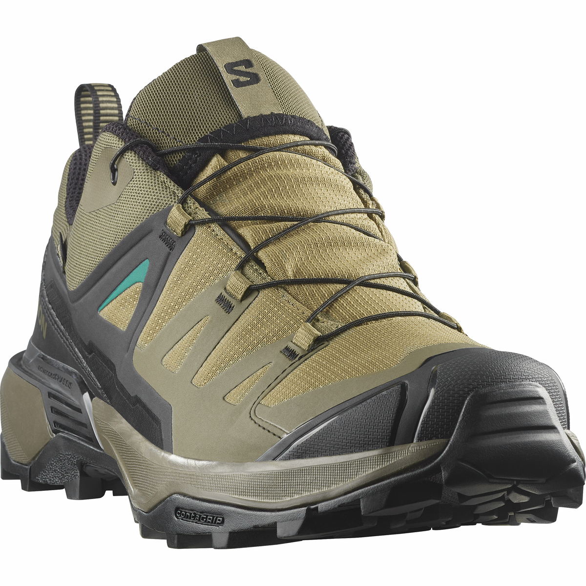 Salomon Men's X Ultra 360 Gore-Tex Trail Shoes (Olive Night/Black/Martini Olive)