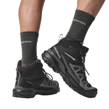 Load image into Gallery viewer, Salomon Men's X Ultra 360 Gore-Tex Mid Trail Boots (Black/Magnet/Pewter)