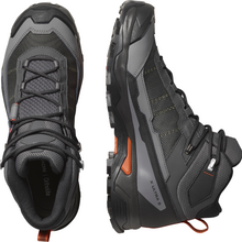 Load image into Gallery viewer, Salomon Men's X Ultra 5 Gore-Tex Mid Trail Boots (Asphalt/Castlerock/Burnt Ochre)