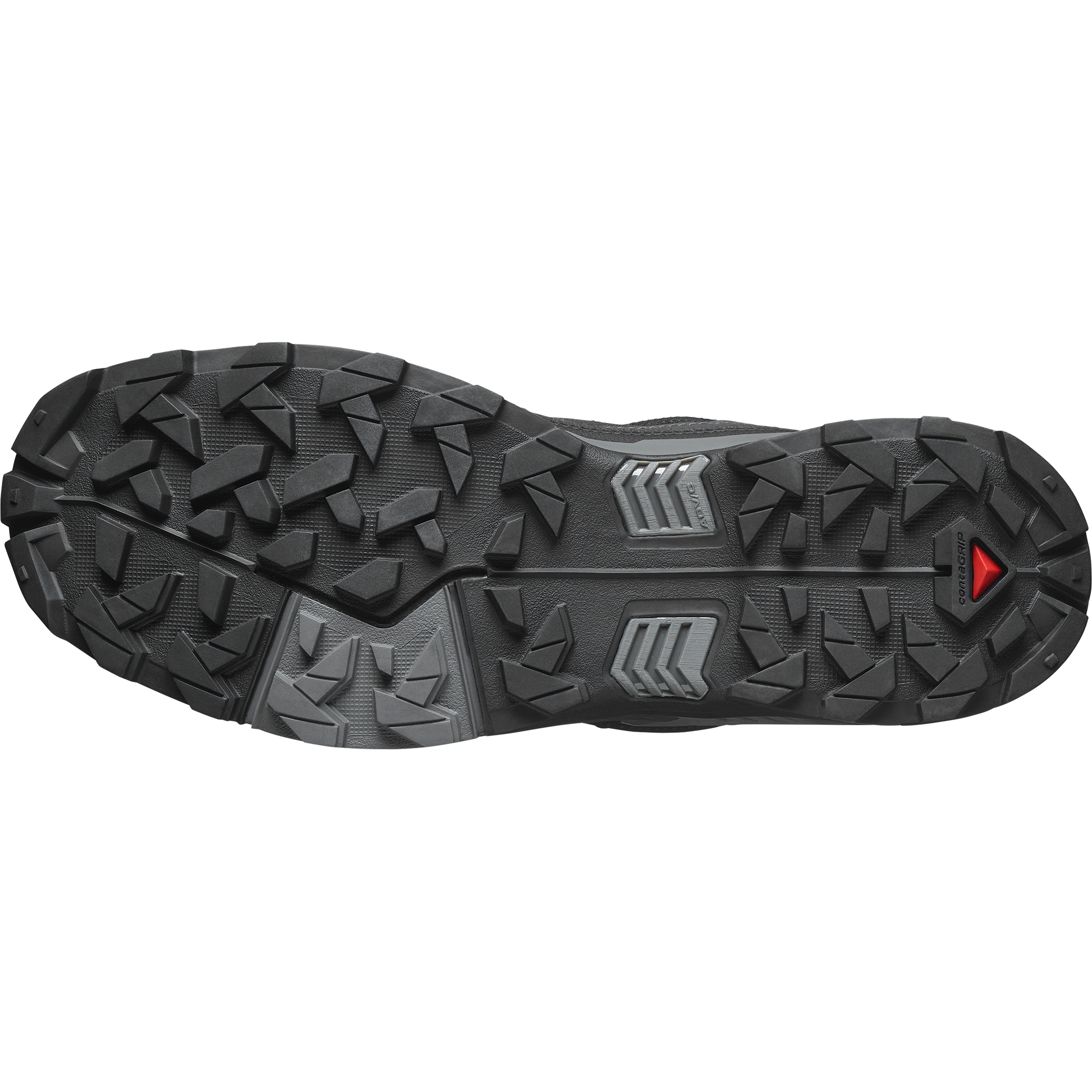 Salomon Men's X Ultra 5 Gore-Tex Wide Fit Trail Shoes (Black/Asphalt/Castlerock)