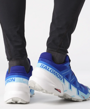 Load image into Gallery viewer, Salomon Men&#39;s Speedcross 6 Trail Running Shoes (Lapis Blue/Ibiza Blue/White)

