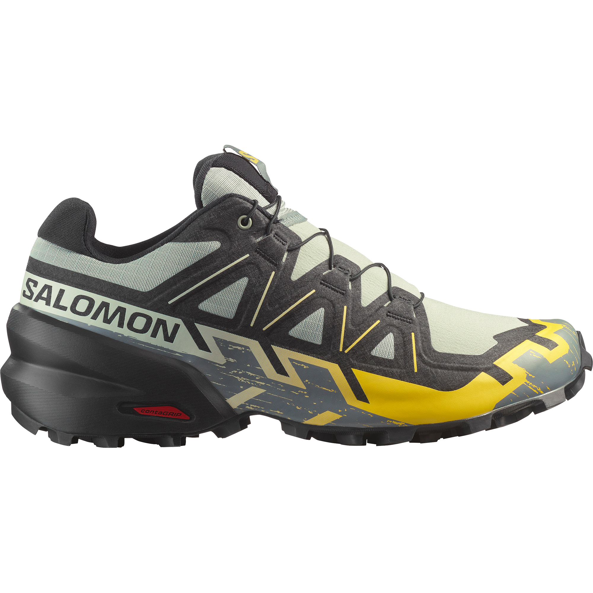 Salomon Men's Speedcross 6 Trail Running Shoes (Wrought Iron/Black/Incaberry)