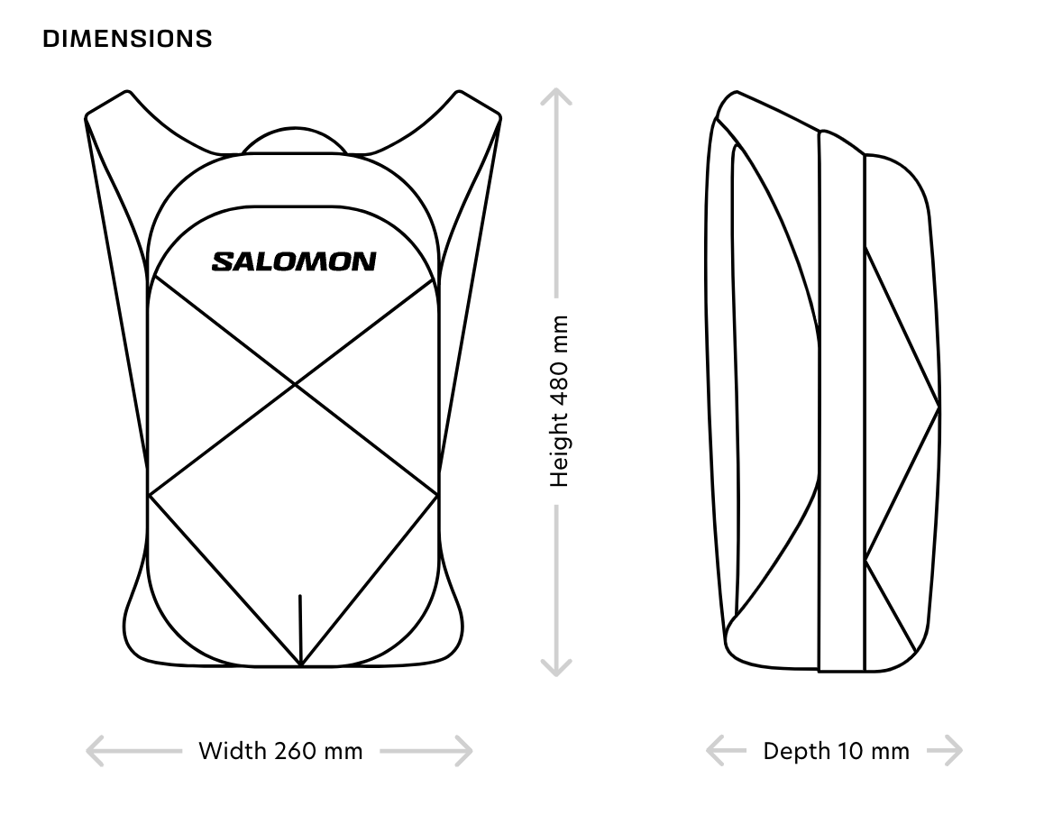 Salomon Trailblazer 20L Daysack (Mazarine Blue/Ghost Gray)(One Size)