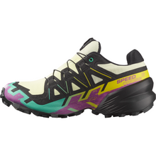 Load image into Gallery viewer, Salomon Women's Speedcross 6 Gore-Tex Trail Running Shoes (Transparent Yellow/Black/Waterfall)