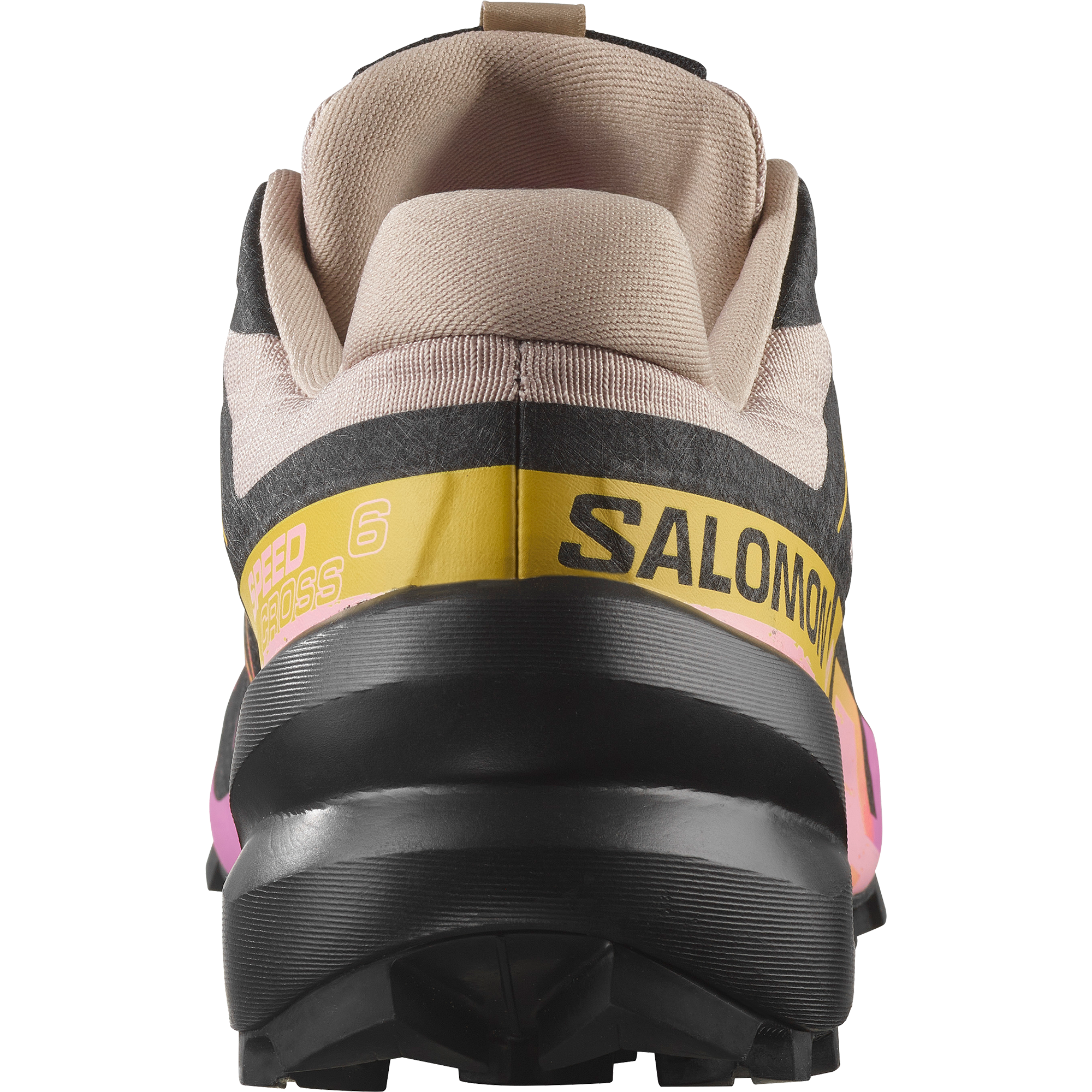 Salomon Women's Speedcross 6 Trail Running Shoes (Etherea/Black/Cyclamen)