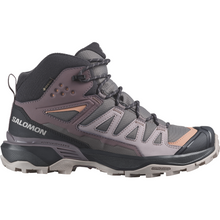 Load image into Gallery viewer, Salomon Women's X Ultra 360 Gore-Tex Mid Trail Boots (Plum Kitten/Phantom/Cork)