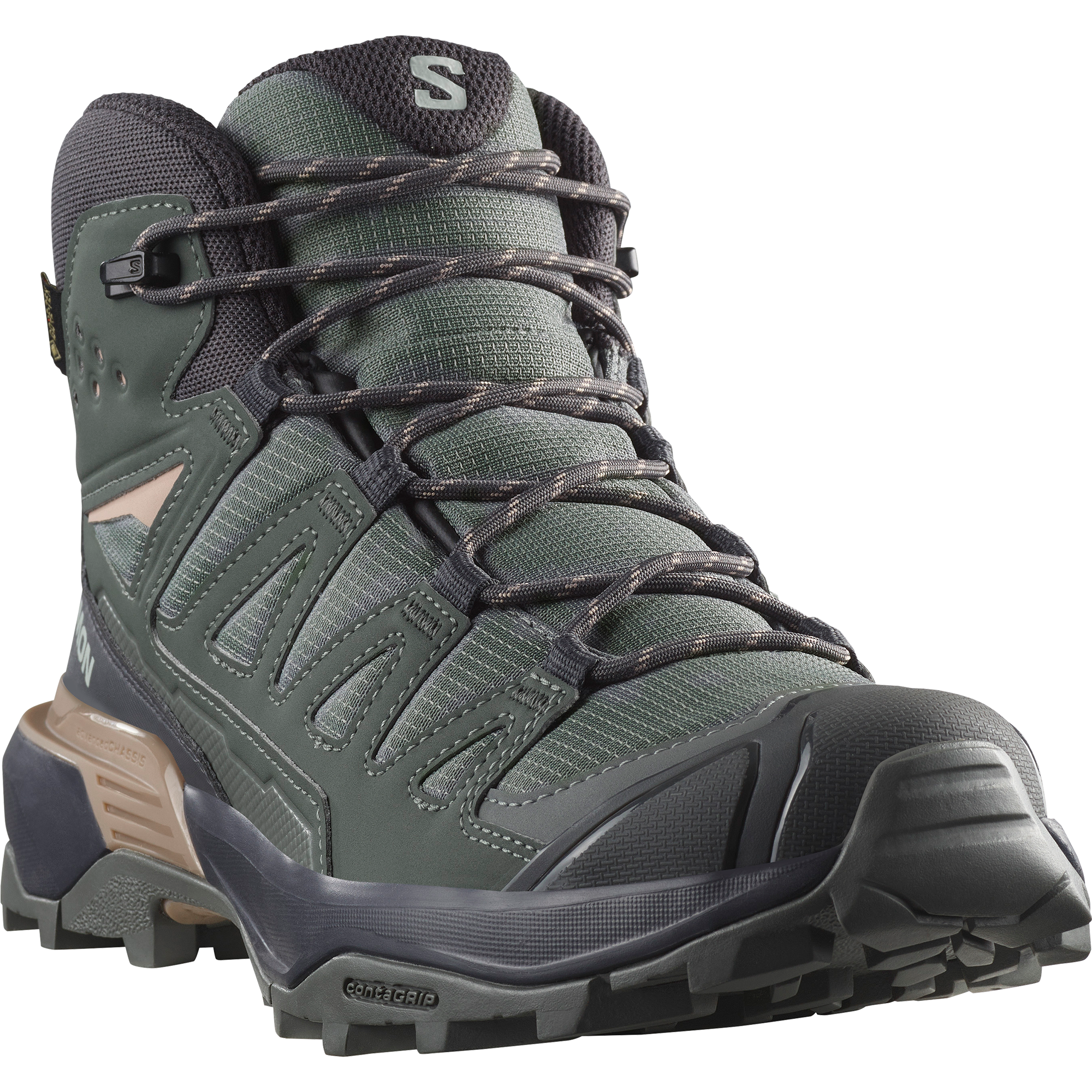 Salomon Women's X Ultra 360 Gore-Tex Mid Trail Boots (Sedona Sage/Urban Chic/Etherea)