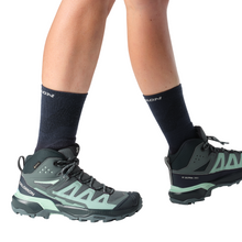 Load image into Gallery viewer, Salomon Women's X Ultra 360 Gore-Tex Mid Trail Boots (Turbulence/Carbon/Tourmaline)