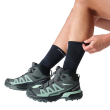 Load image into Gallery viewer, Salomon Women's X Ultra 360 Gore-Tex Mid Trail Boots (Turbulence/Carbon/Tourmaline)