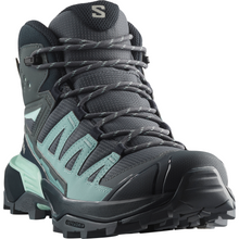 Load image into Gallery viewer, Salomon Women's X Ultra 360 Gore-Tex Mid Trail Boots (Turbulence/Carbon/Tourmaline)