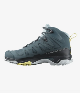Salomon Women's X Ultra 4 Gore-Tex Mid Trail Boots (Stargazer/Carbon/Stone Blue)