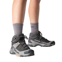 Load image into Gallery viewer, Salomon Women's X Ultra 5 Gore-Tex Mid Trail Boots (Nine Iron/Gull/Soft Clay)