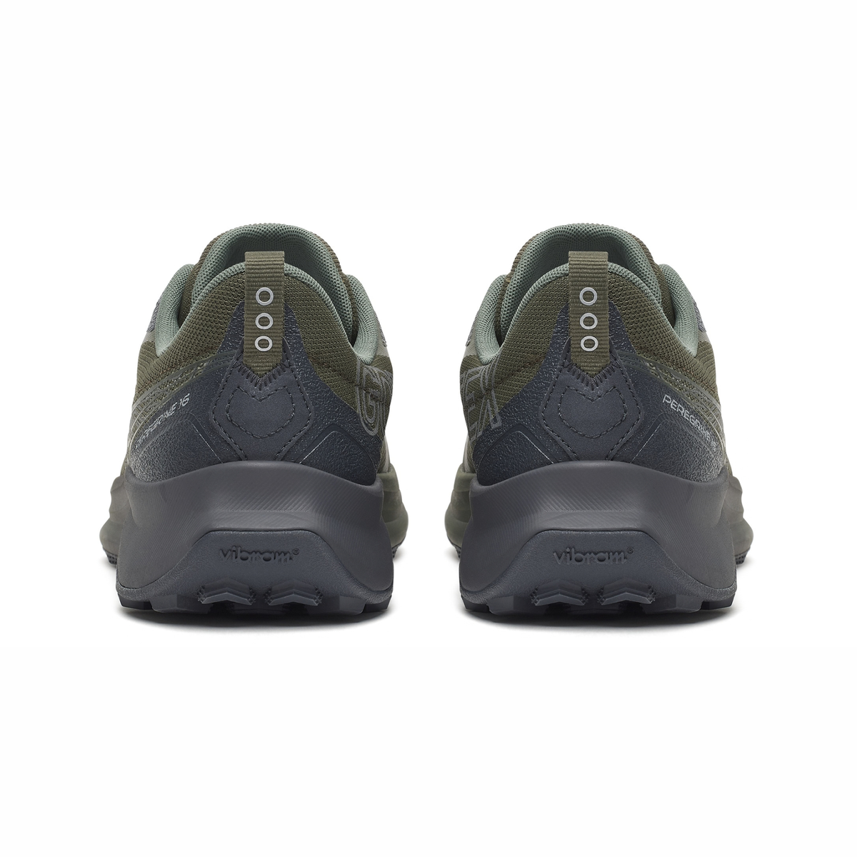 Saucony Men's Peregrine 16 Gore-Tex Trail Running Shoes (Fatigue/Ebony)