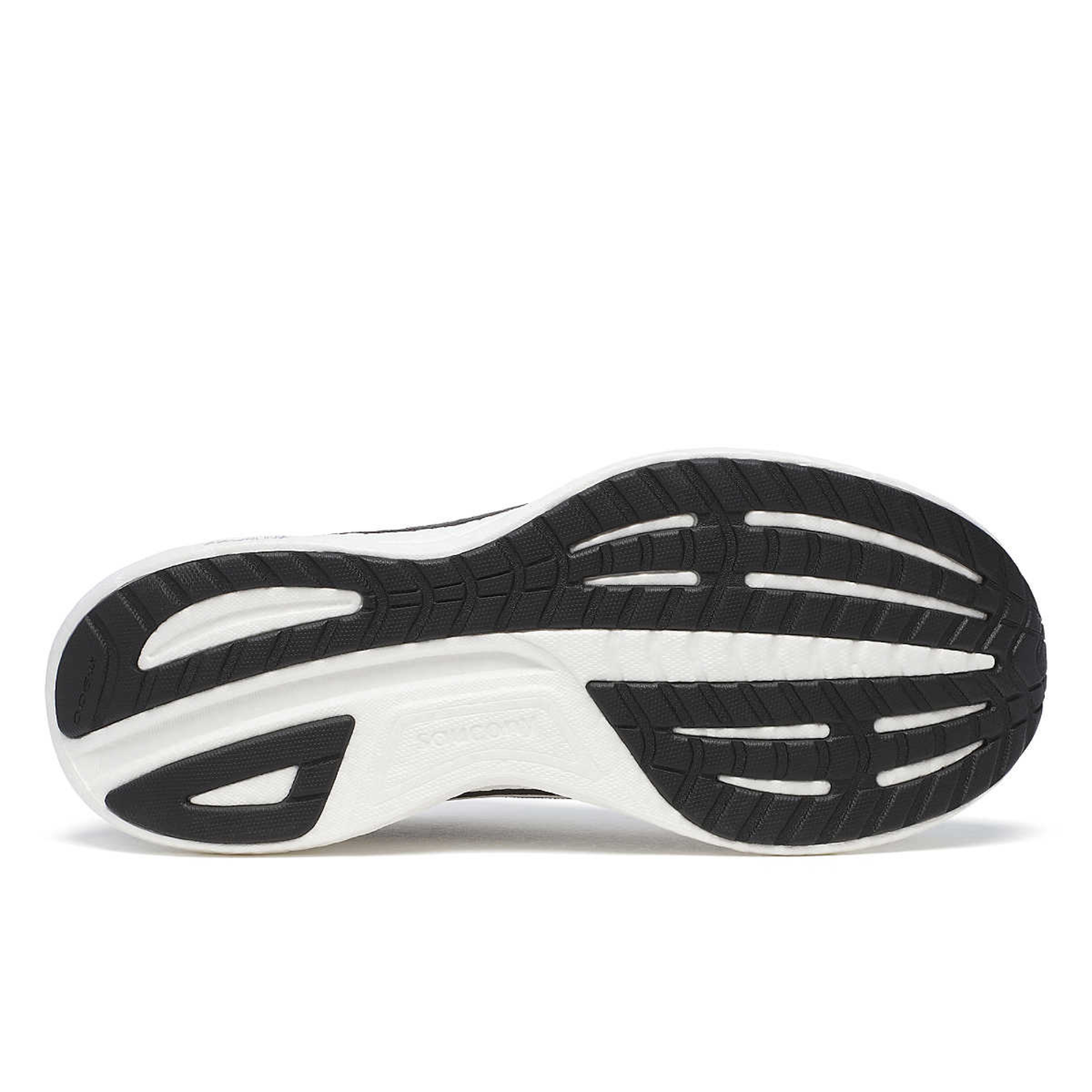 Saucony Men's Ride 18 Wide Fit Running Shoes (Black/White)