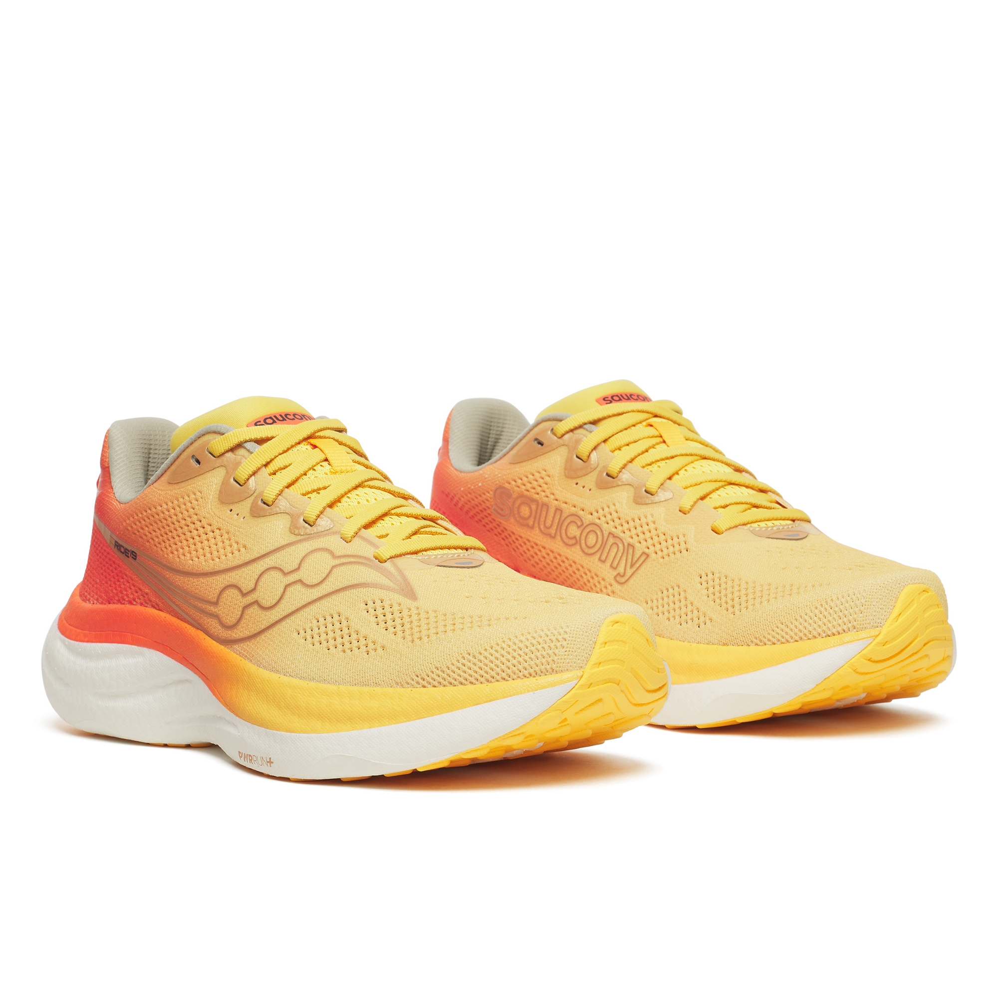 Saucony Men's Ride 19 Running Shoes (Sunrise)