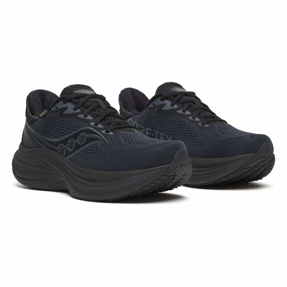 Saucony Men's Triumph 24 Gore-Tex Running Shoes (Triple Black)