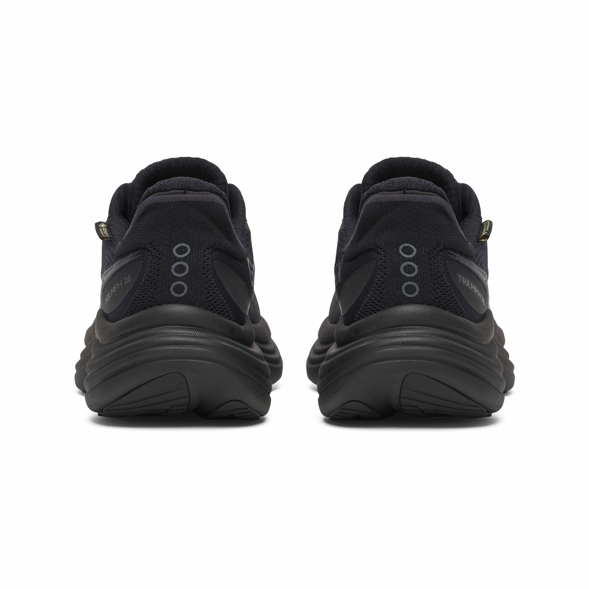 Saucony Men's Triumph 24 Gore-Tex Running Shoes (Triple Black)