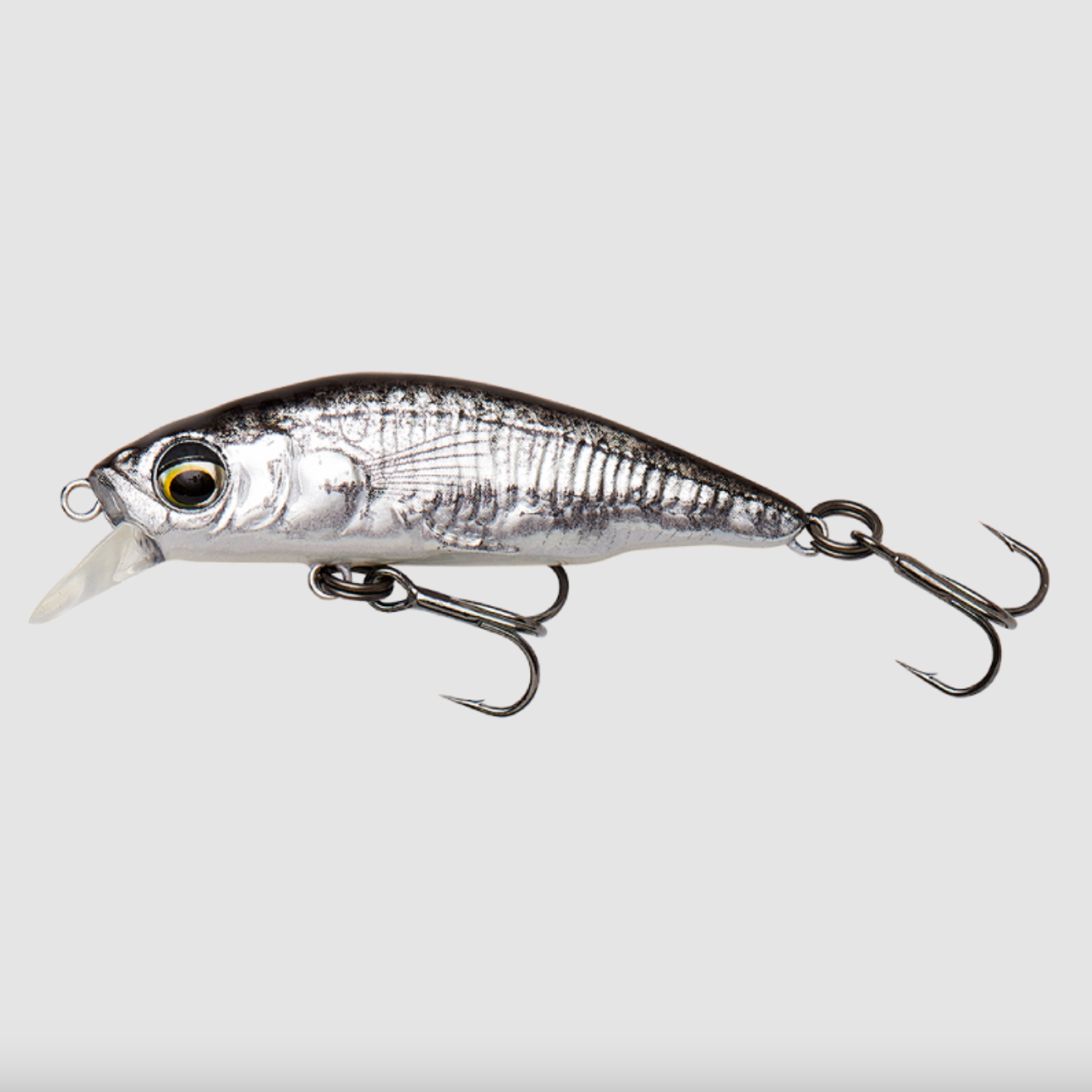 Savage Gear 3D Sticklebait Twitch Lure (5.5cm/Sinking/7g)(Black Silver)