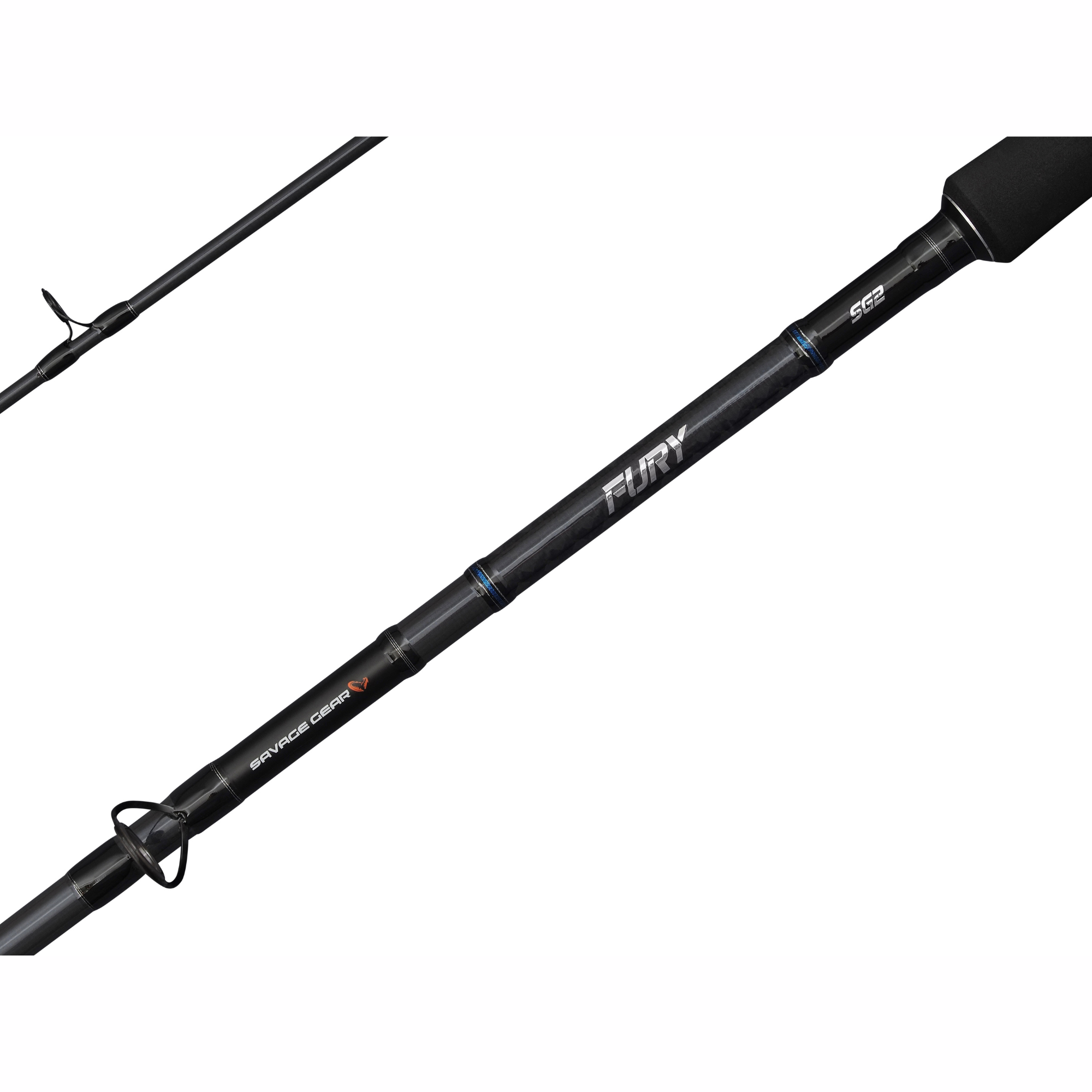 Savage Gear 6ft 12in 2.13m Fury SG2 2 Section Boat Rod 12-20lbs 100-250g1620567