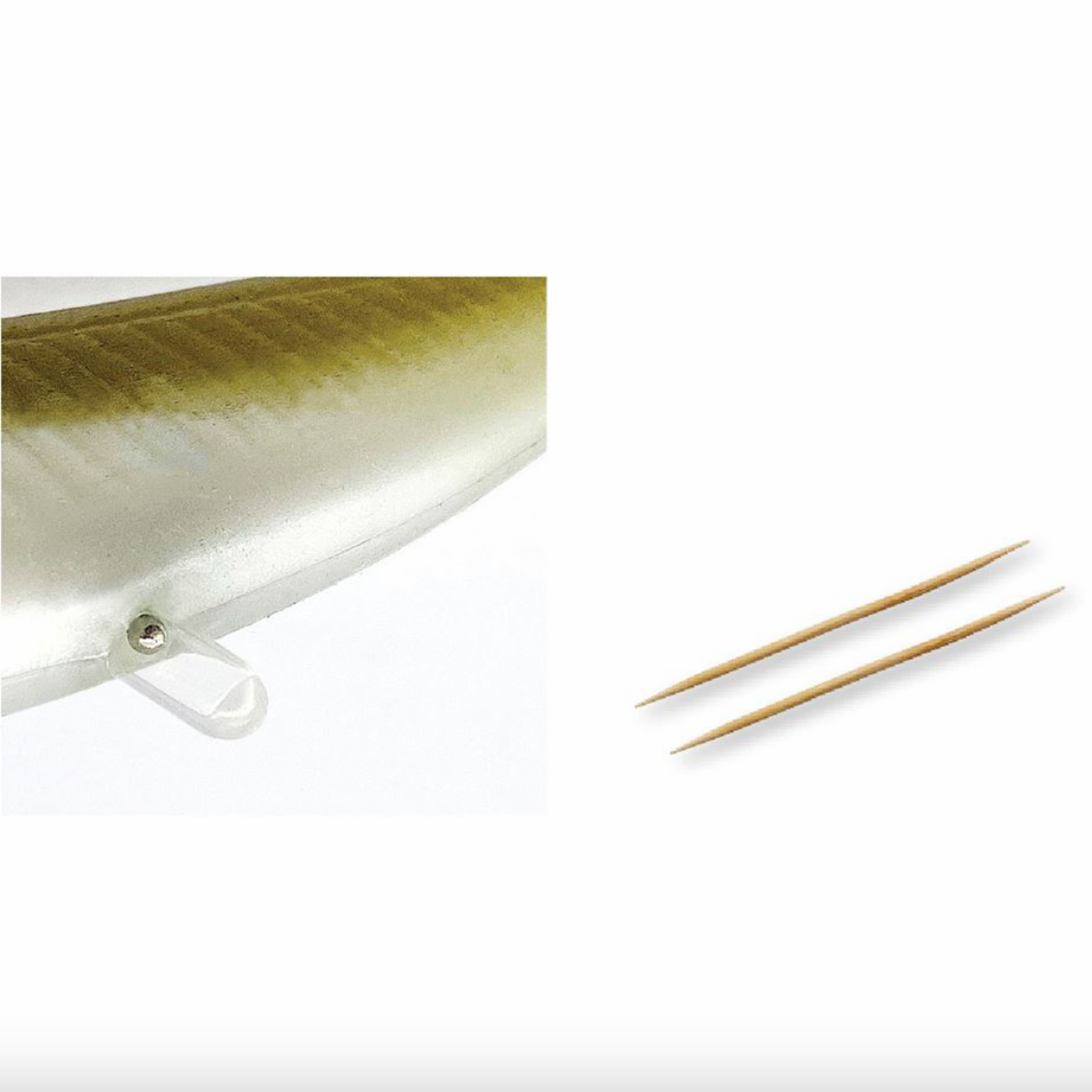 Savage Gear Minnow Weedless 2+1 Soft Lure (12.5cm/Sinking/28g)(Green/Silver)
