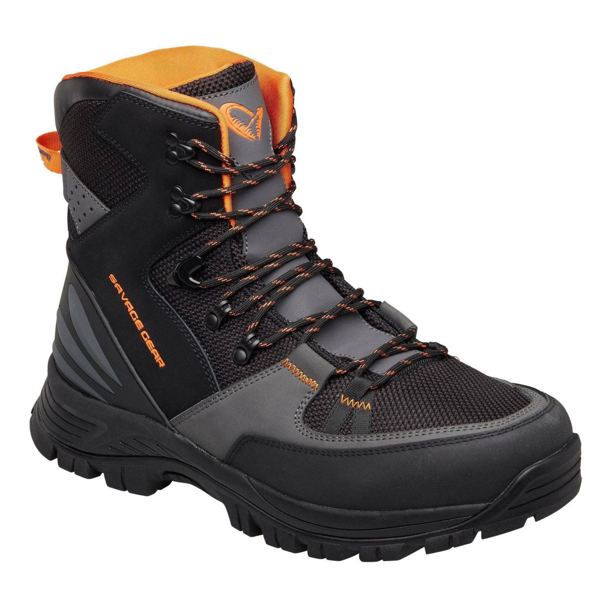 Savage Gear Unisex SG8 Cleated Wading Boots (Black/Grey)