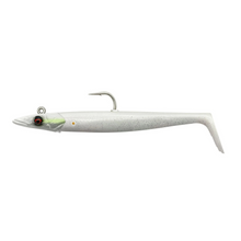 Load image into Gallery viewer, Savage Gear Sandeel V2 2+1 Lure (12cm/Sinking/22g)(White Pearl Silver)
