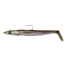 Load image into Gallery viewer, Savage Gear Sandeel V2 2+1 Lure (14cm/Sinking/33g)(Green Silver)