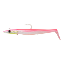 Load image into Gallery viewer, Savage Gear Sandeel V2 2+1 Lure (18cm/Sinking/86g)(Pink Pearl Silver)