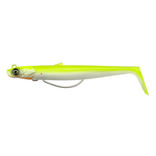 Load image into Gallery viewer, Savage Gear Sandeel V2 Weedless 2+1 Lure (11.5cm/Sinking/22g)(Lemon Back)