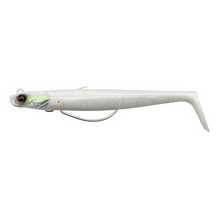 Load image into Gallery viewer, Savage Gear Sandeel V2 Weedless 2+1 Lure (11.5cm/Sinking/22g)(White Pearl Silver)
