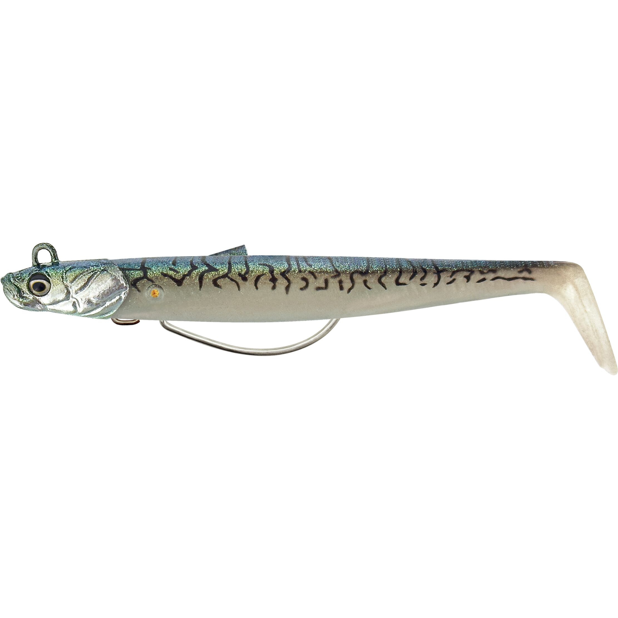 Savage Gear Sandeel V2 WL Sinking Soft Plastic Lure 2+1 13cm 33g Mackerel 1649175