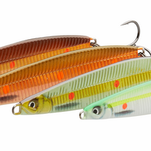 Load image into Gallery viewer, Savage Gear Seeker Intense Strike Point (ISP) Metal Lure (10cm/Sinking/28g)(Fluo Red/Black)