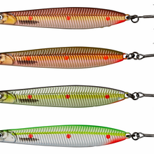 Load image into Gallery viewer, Savage Gear Seeker Intense Strike Point (ISP) Metal Lure (10cm/Sinking/28g)(Fluo Red/Black)