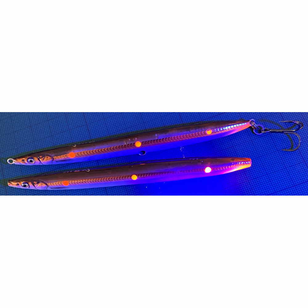 Savage Gear Seeker Intense Strike Point ISP Sinking Metal Lure (10cm/28g - Fluo UV Red/Black)