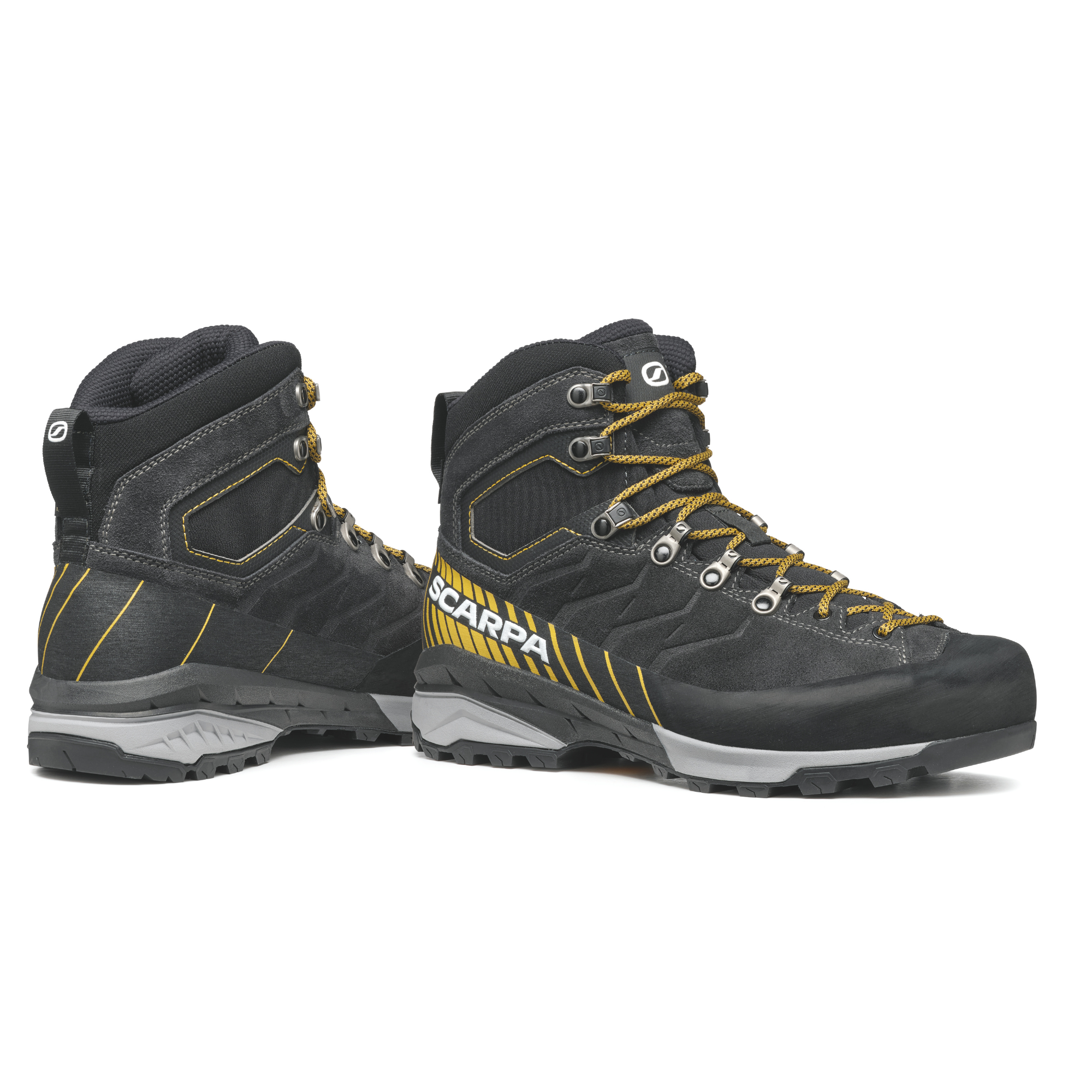Scarpa Men's Mescalito Trek Gore-Tex Mountaineering Boots (Dark Anthracite/Mustard)