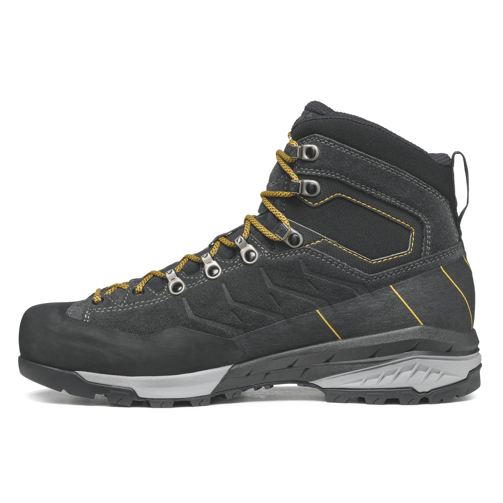 Scarpa Men's Mescalito Trek Gore-Tex Mountaineering Boots (Dark Anthracite/Mustard)