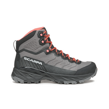 Load image into Gallery viewer, Scarpa Women's Rush Trek Light Vegan Gore-Tex Hillwalking Boots (Grey/Coral)