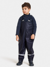 Load image into Gallery viewer, Didriksons Kids&#39; Plaskeman PU Waterproof Bib Pants (Navy)

