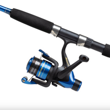 Load image into Gallery viewer, Shakespeare 9ft/2.7m Firebird 2 Section Spinning Rod + Reel + Line Combo (20-80g)(3000-RD)